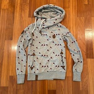 Naketano Sm Grey Birds Hoodie Brave New World